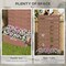 Outdoor Raised Bed Planter with Slatted Fence Trellis in Wood Finish